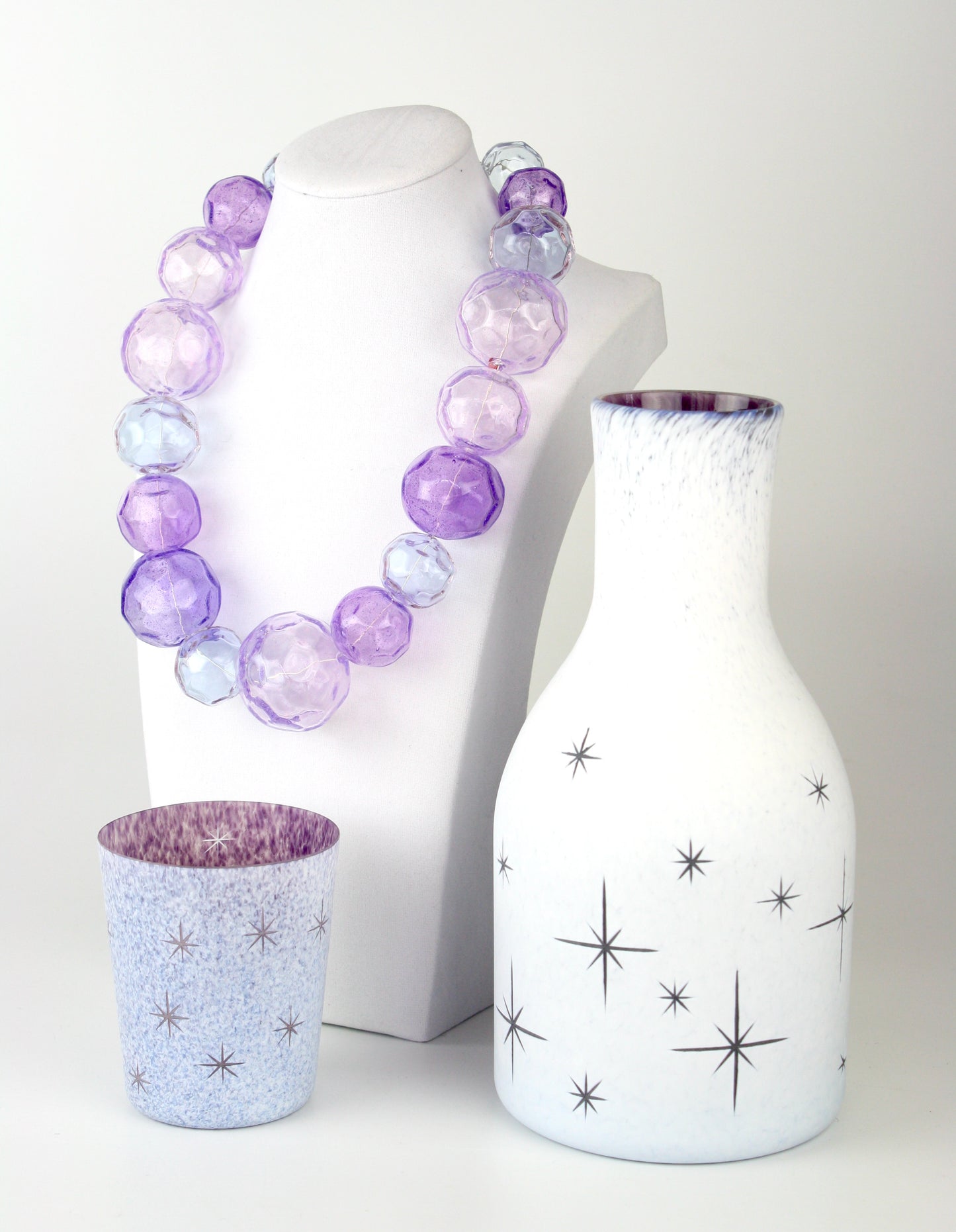 Purple Sparkle - Gem Necklace