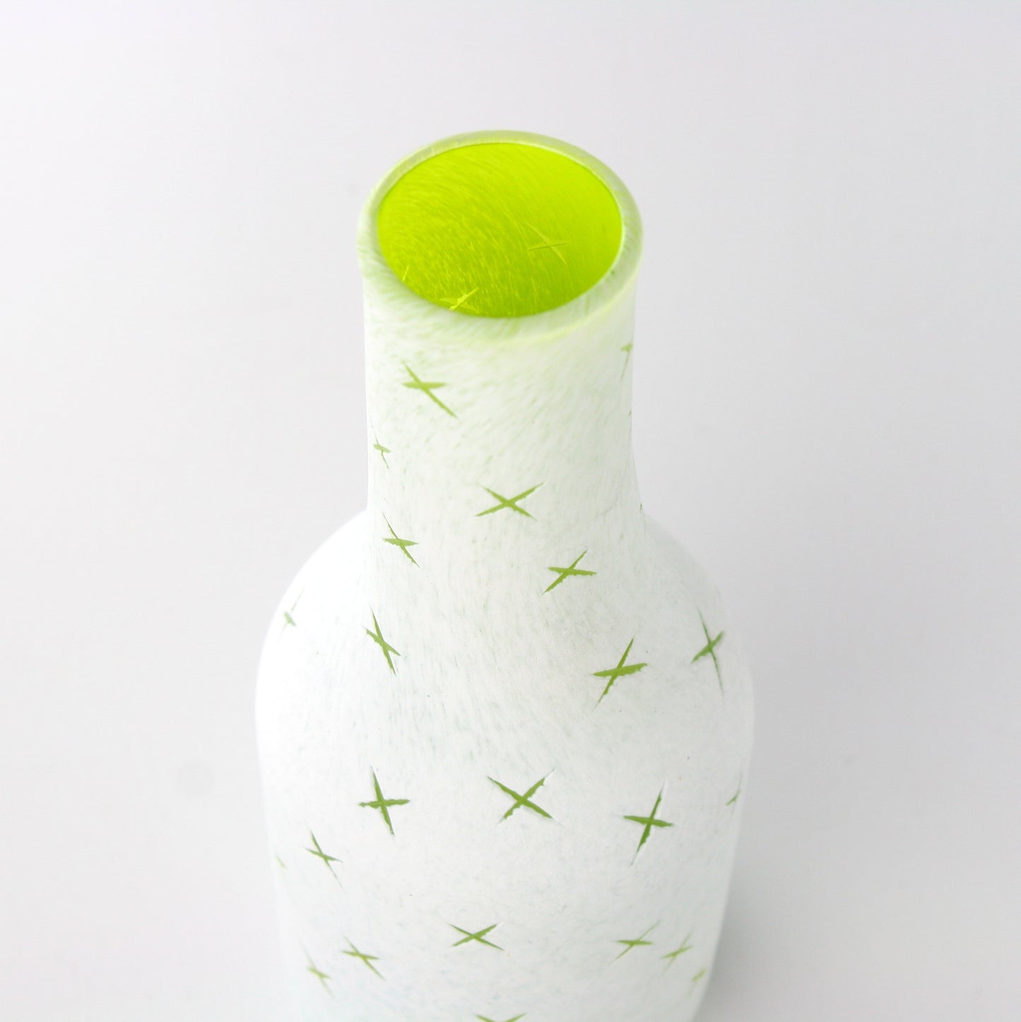 Chartreuse Bottle Vase