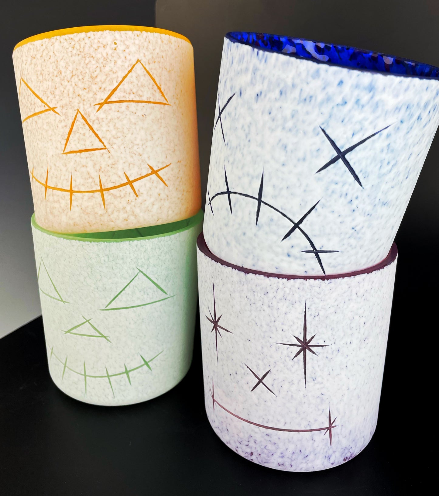 Blue Toxic Face Cup