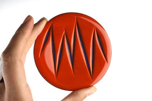 Sketch Dish - Orange & Blue