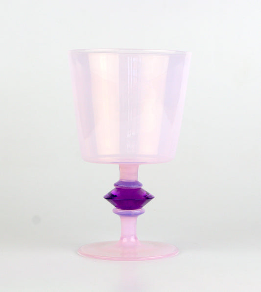 Pink Negroni Glass - Purple Gem