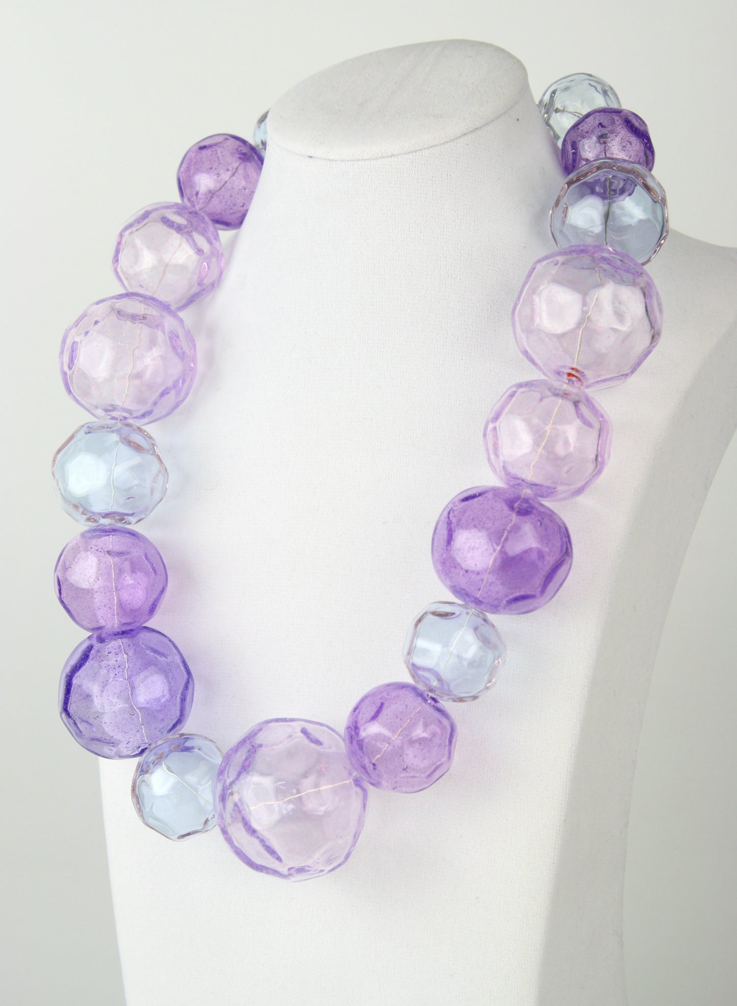 Purple Sparkle - Gem Necklace