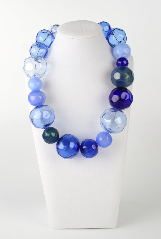 Shades of Blue - Gem Necklace