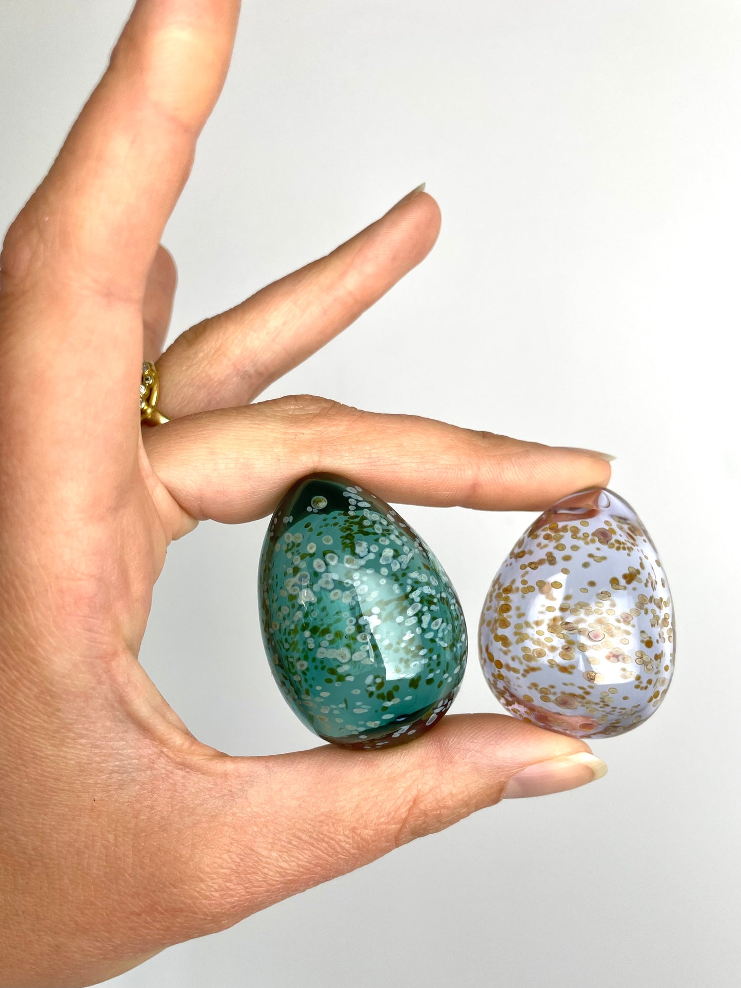 Blown Glass Eggs