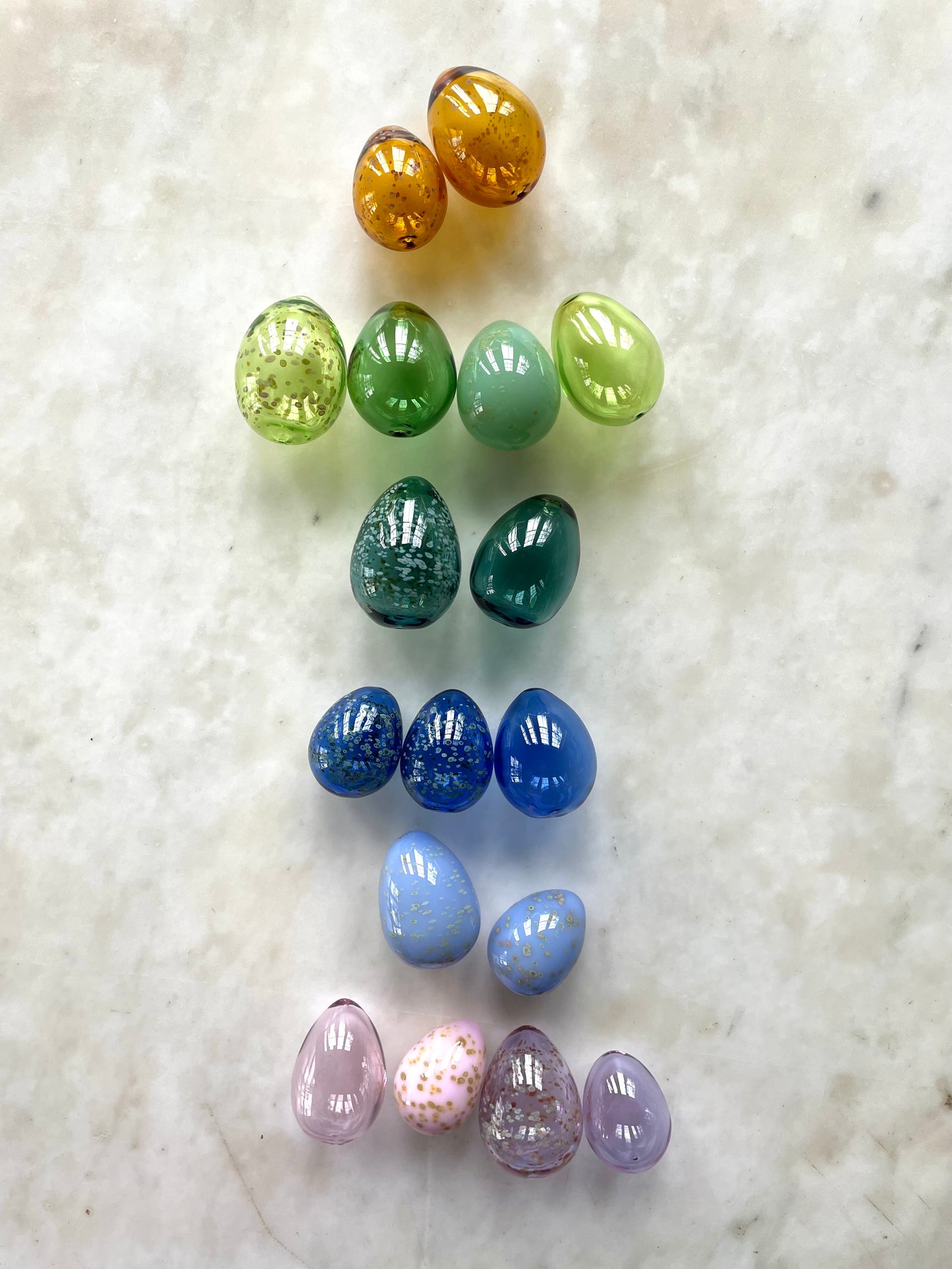 Blown Glass Eggs