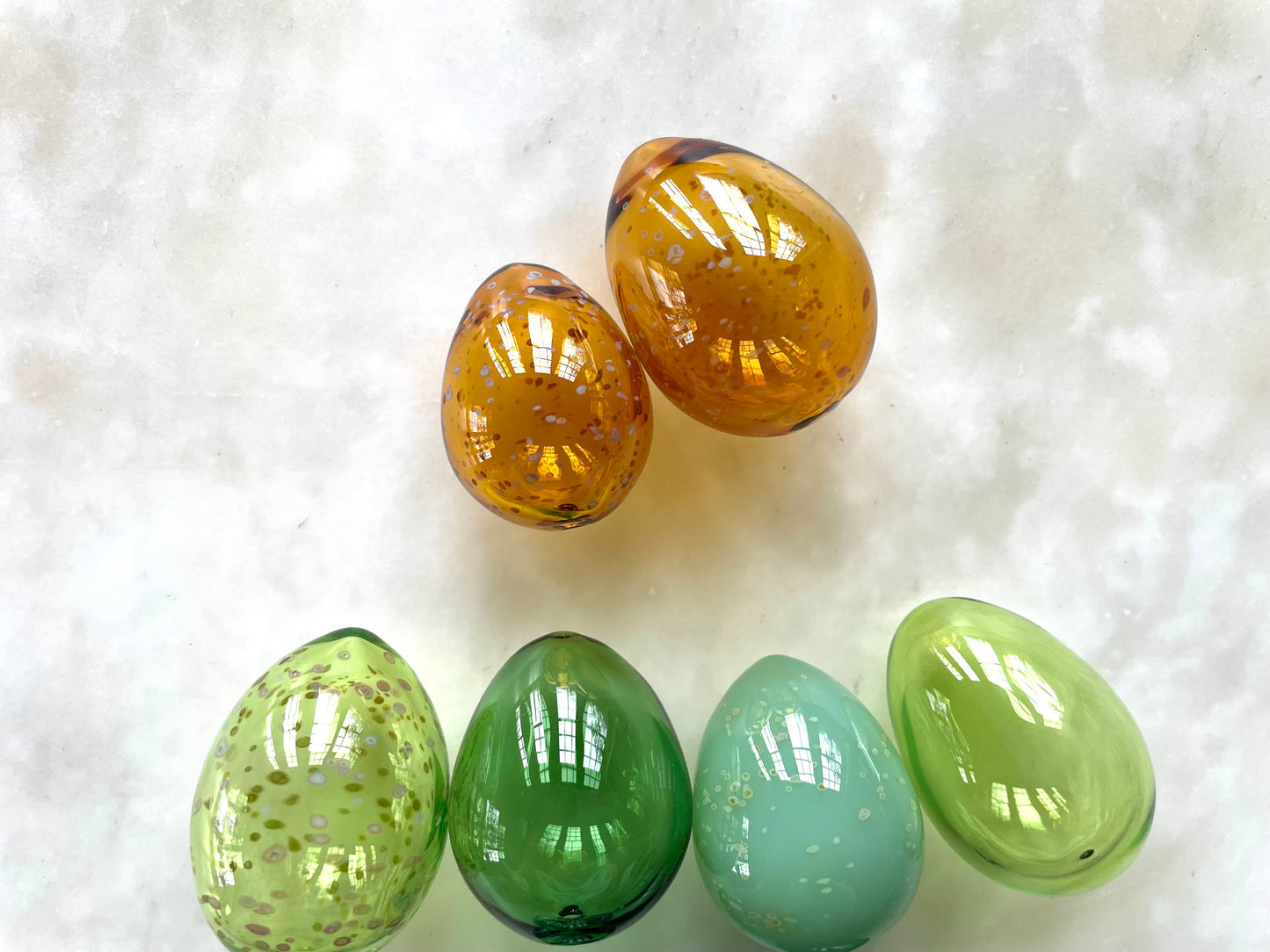 Blown Glass Eggs