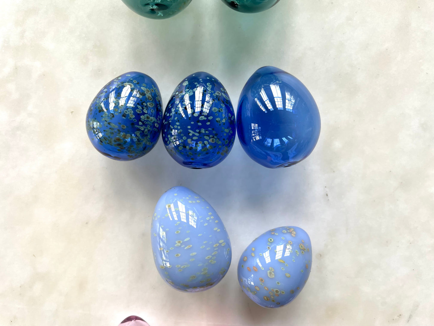 Blown Glass Eggs