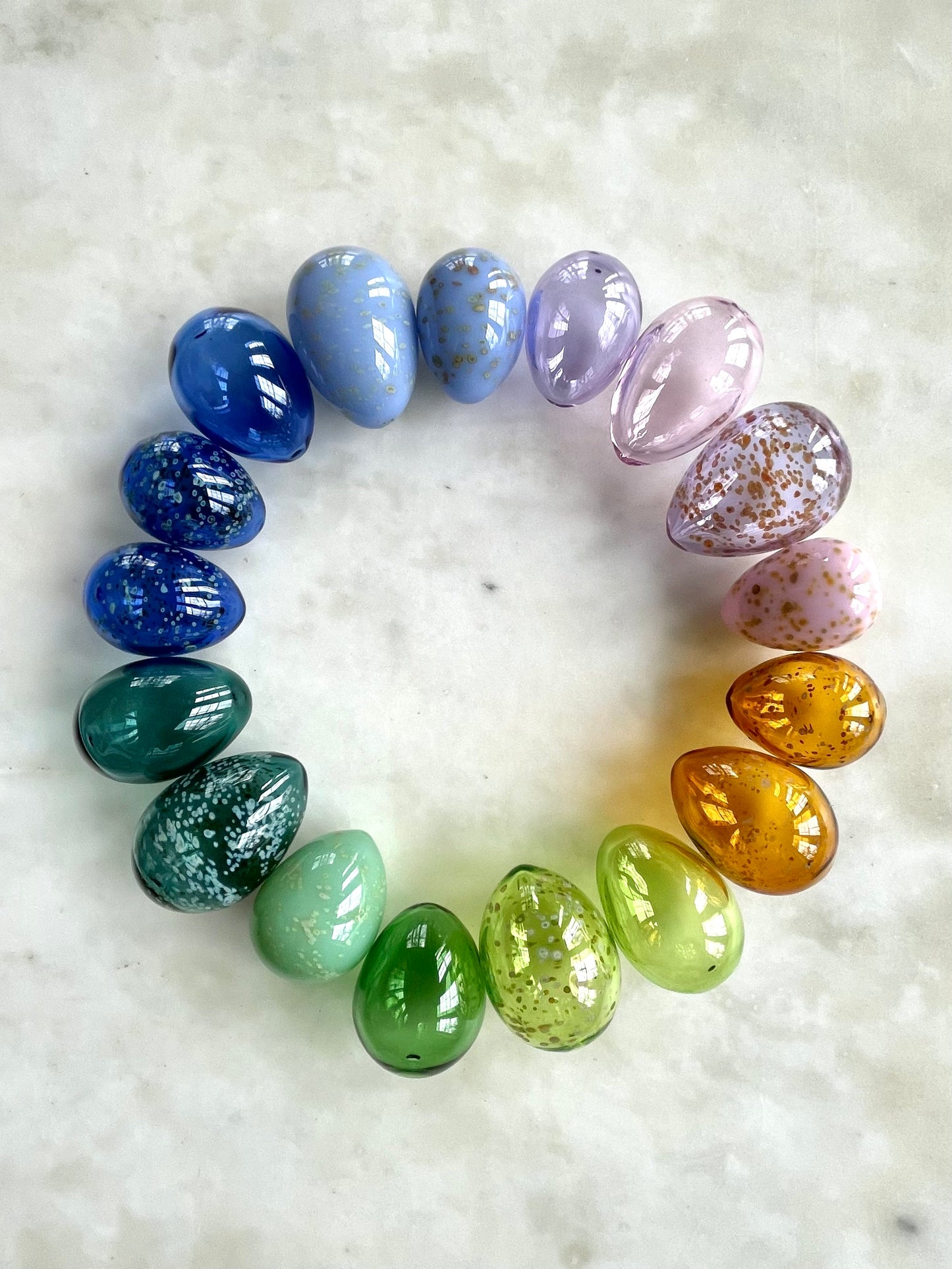 Blown Glass Eggs