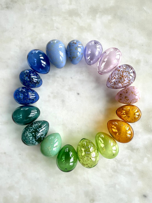 Blown Glass Eggs