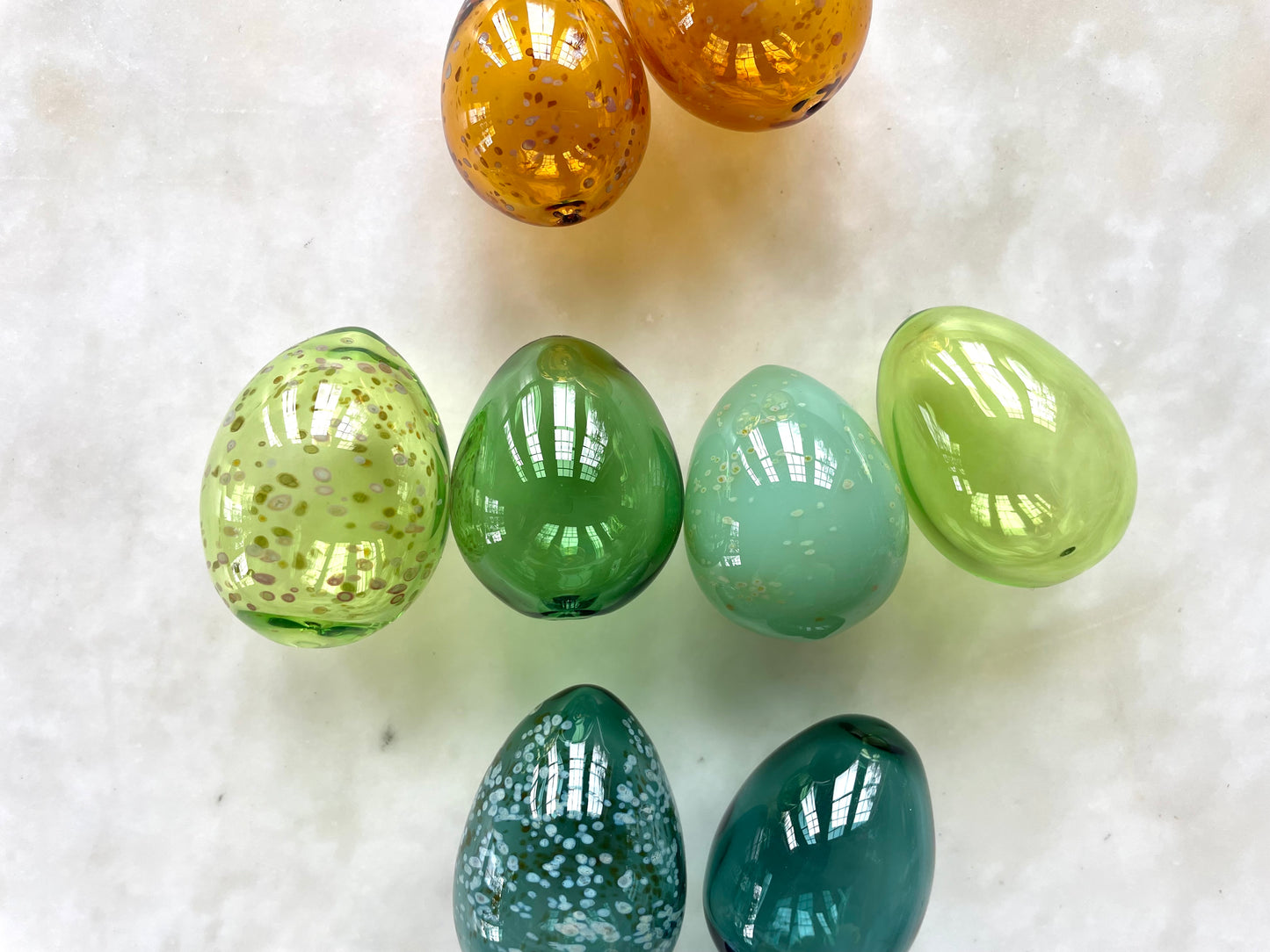 Blown Glass Eggs