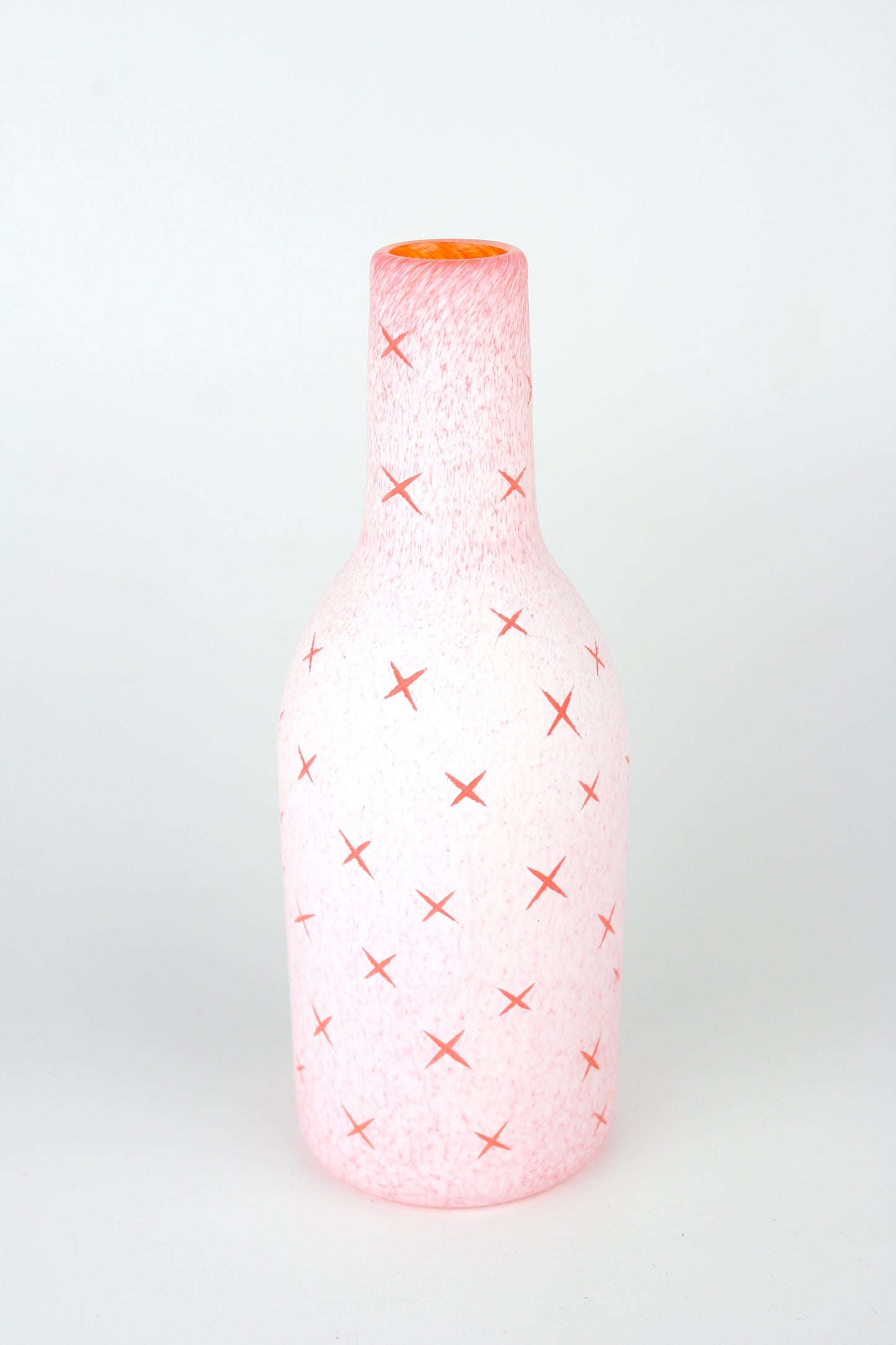 Orange Bottle Vase