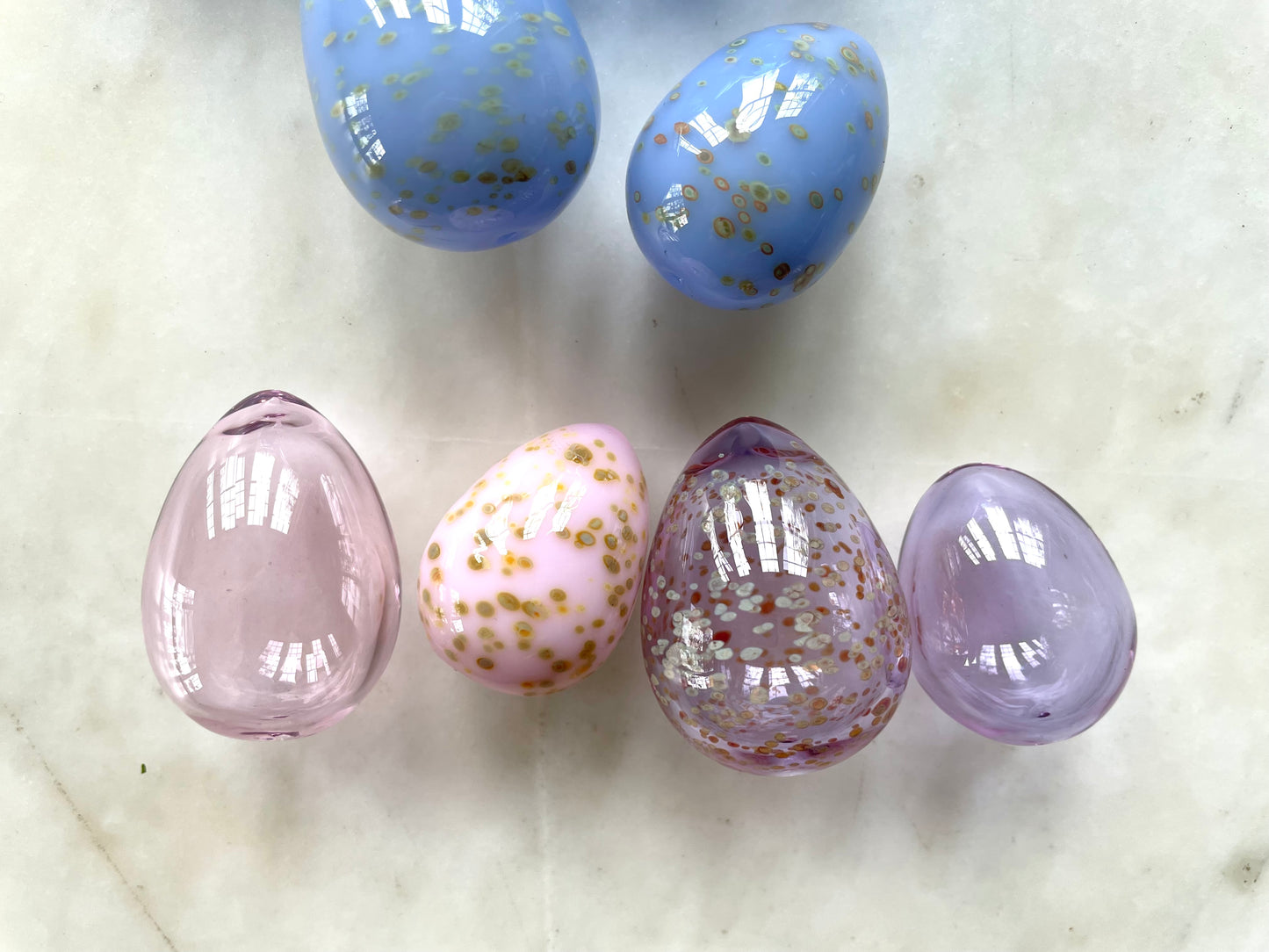 Blown Glass Eggs