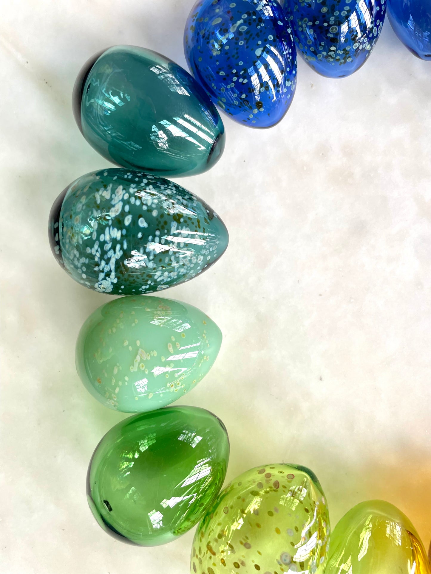 Blown Glass Eggs