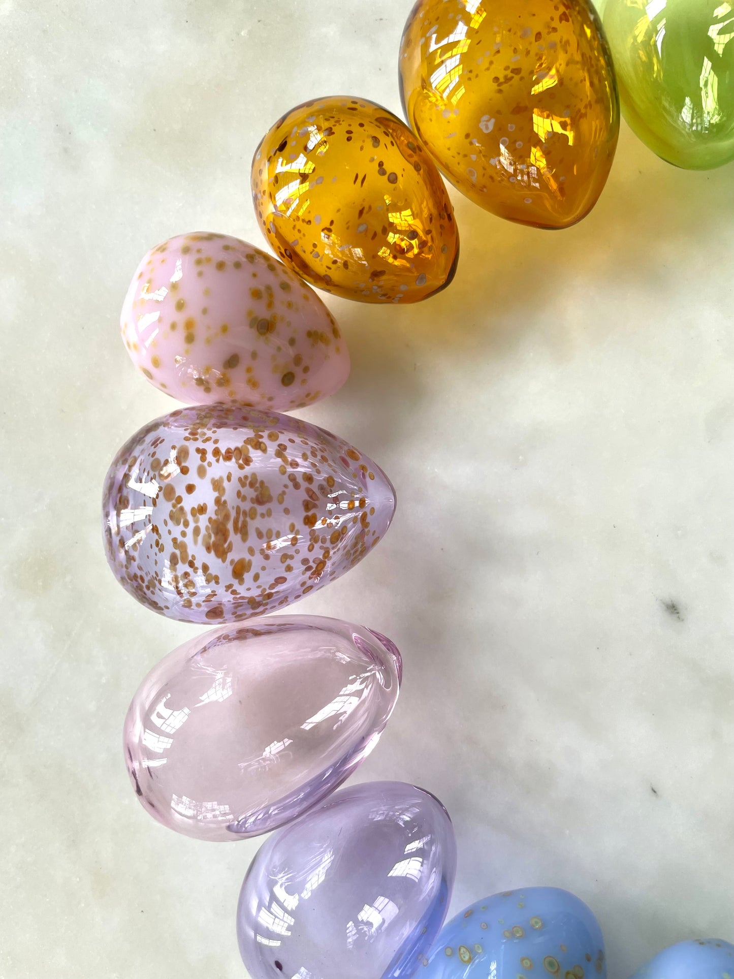 Blown Glass Eggs