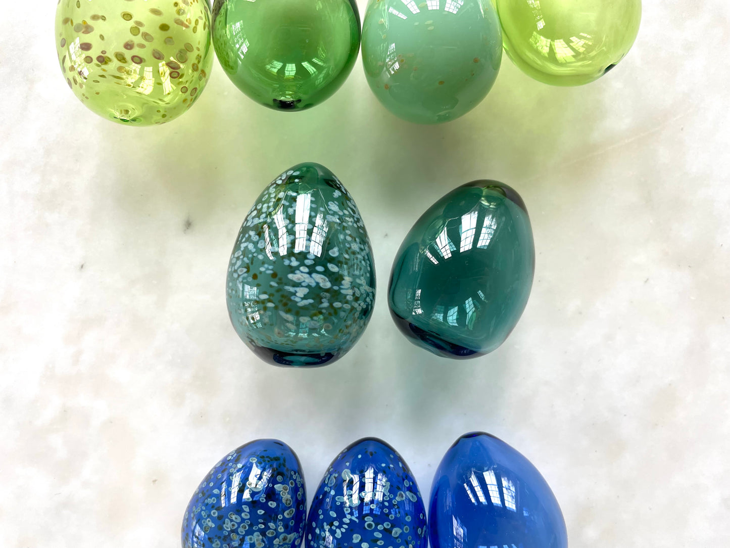 Blown Glass Eggs