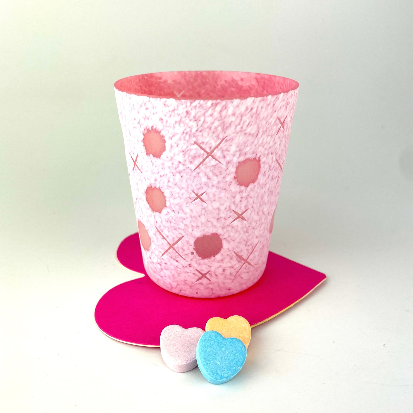 Abstract Love - 6 oz glass