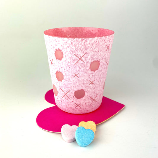 Abstract Love - 6 oz glass